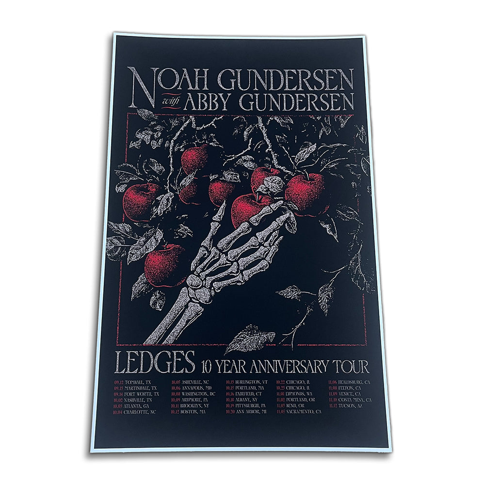 POSTER - Ledges 10 Year Anniversary Tour - Fall 2024