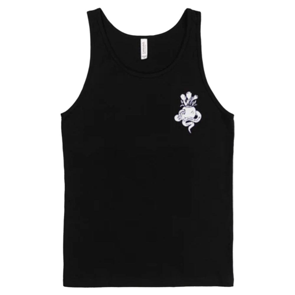 Flower Apple Tank Top - Black