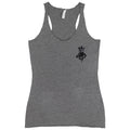 Women's Flower Apple Tank Top - Heather grey