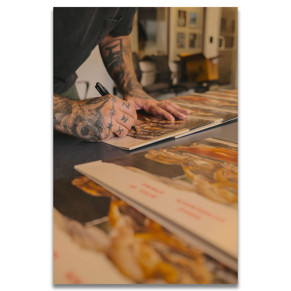 Rites Of Spring LP - Limited Edition Yellow Marble Vinyl - Autographed! + Lyric Sheet Bundle