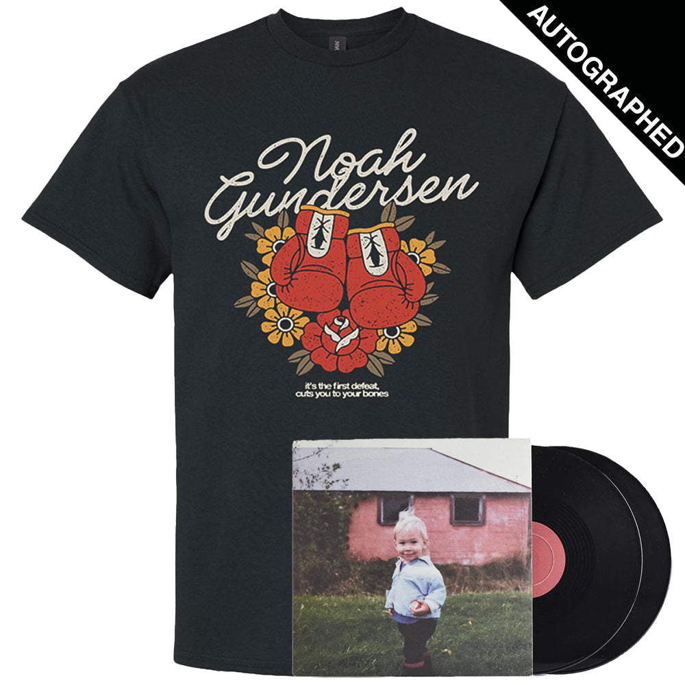 [PRE-ORDER] Ledges 2LP - Autographed + First Defeat T-shirt Bundle